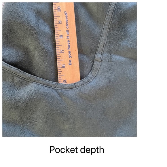 DENIM & COMPANY Green Woman’s Faux Fur Lined Vest Size XL - Picture 13 of 13